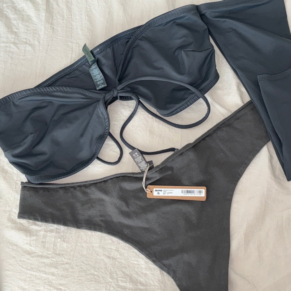 Skims Off the Shoulder Bathing Suit Top